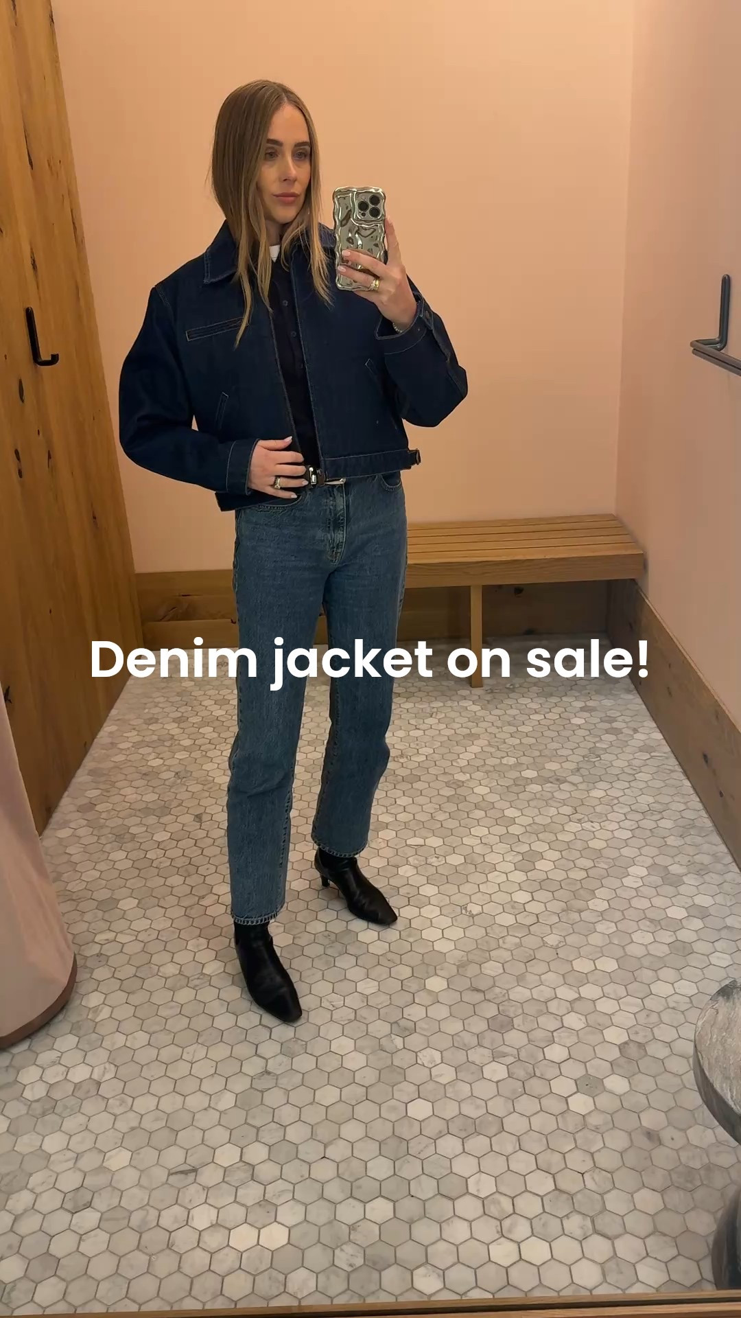 Fashion Jackson, Aritiza sale, denim jacket size medium 

#LTKOver40 #LTKootd #LTKSaleAlert