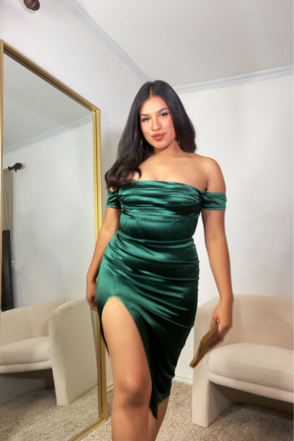 Green holiday dress 💚

#LTKHoliday #LTKfindsunder100 #LTKCyberWeek
