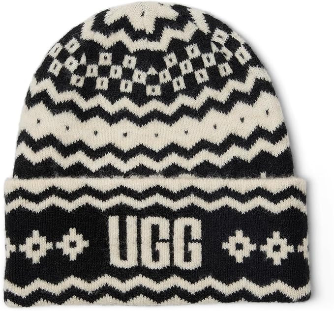 UGG Women's Uggisle Beanie, Black Multi, One-Size | Amazon (US)