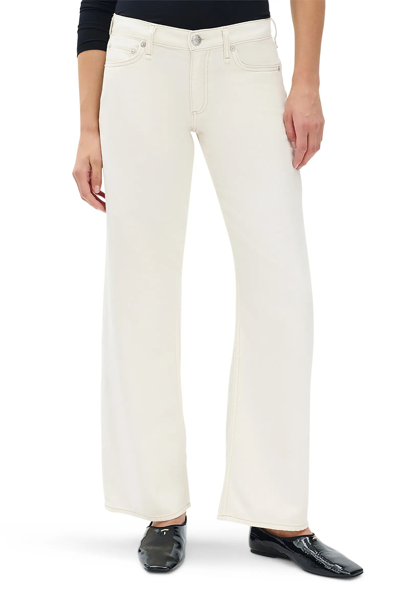 rag & bone Saige Featherweight Straight Leg Jeans | Nordstrom | Nordstrom