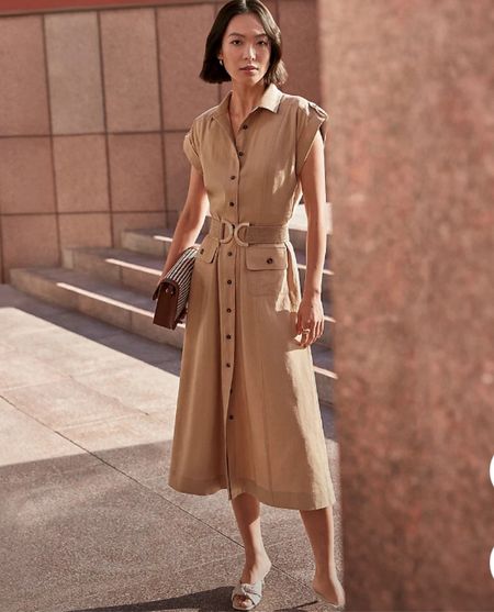 Linen Blend Midi Dress On Sale

#LTKWorkwear #LTKSaleAlert #LTKStyleTip