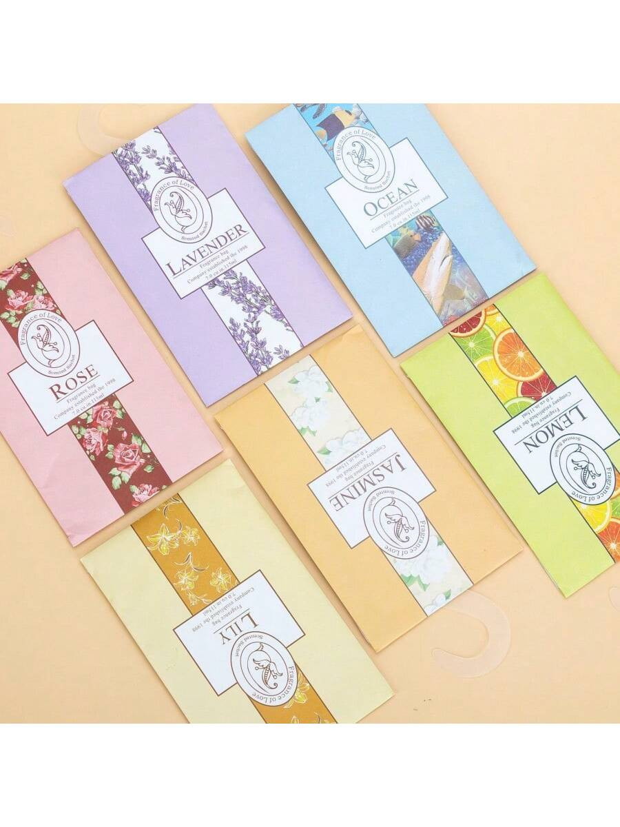 6 Piezas Bolsitas De Fragancia De Océano Azul | SHEIN