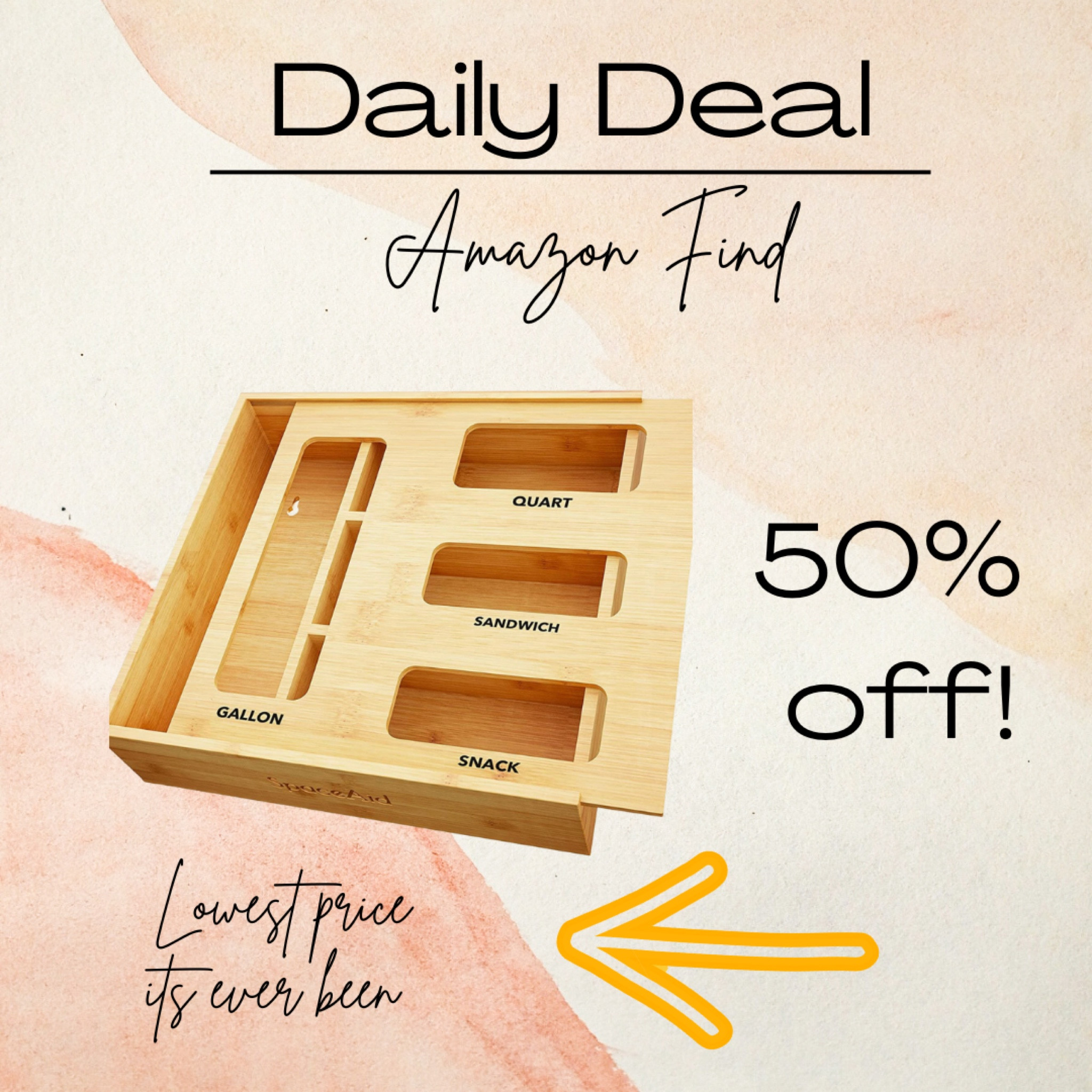 ✨Ziploc Bag Storage✨

50% off!! $18 with tax! I’ve never seen it at this price, run now before the deal goes away! 

Best kitchen item I’ve purchased in a while!

#storage 

#LTKfamily #LTKhome #LTKsalealert