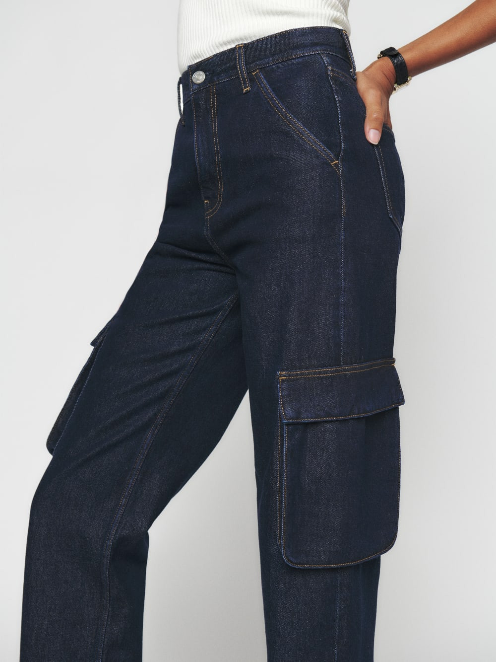 Wilder Cargo High Rise Wide Leg Jeans | Reformation (Global)