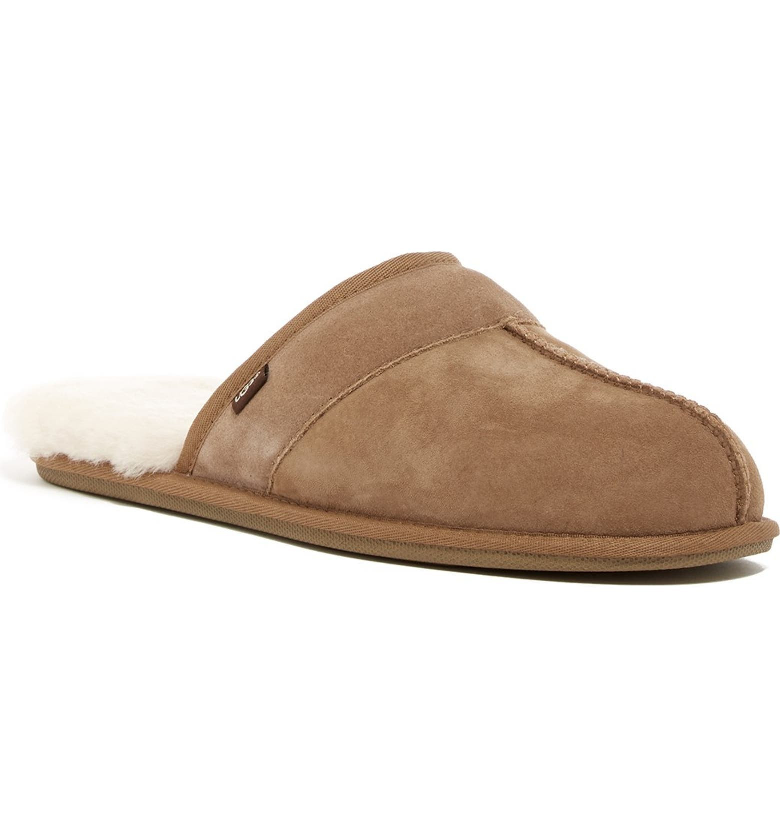 Leisure Suede UGGpure™ Lined Slide Slipper | Nordstrom Rack