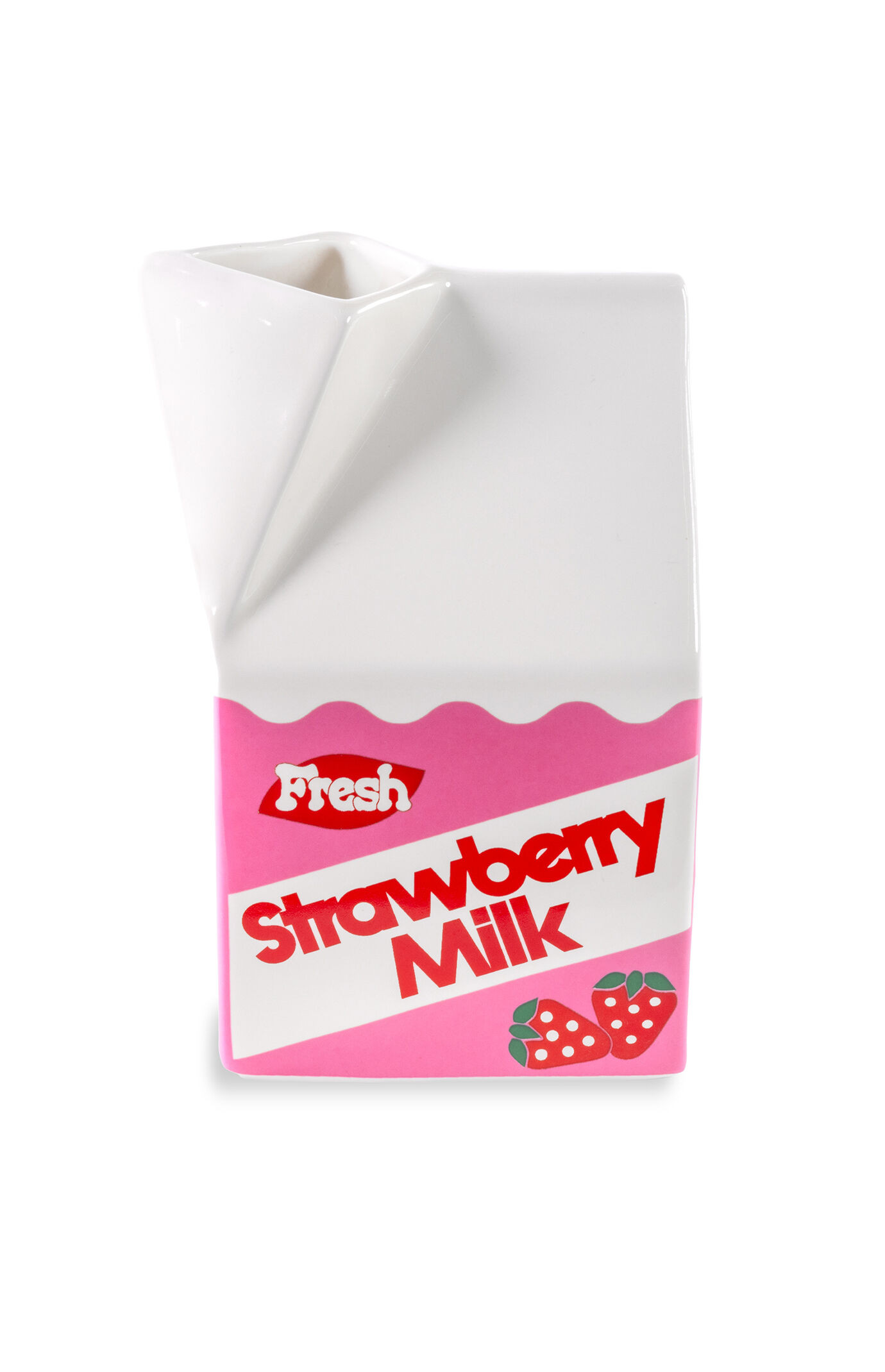ban.do strawberry milk ceramic vase in pink