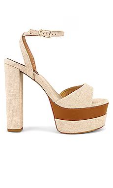 Schutz Kailah Heel in Oyster & Deep Nude from Revolve.com | Revolve Clothing (Global)