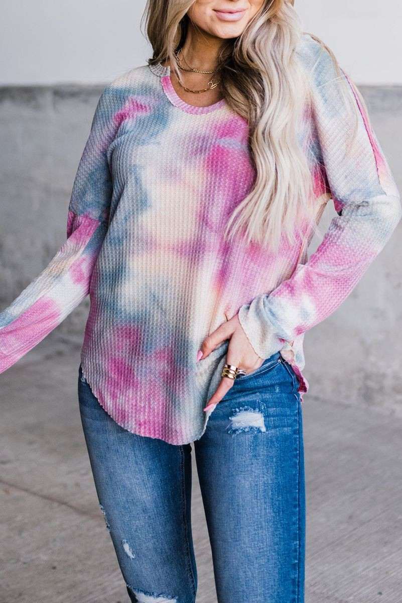 Ada Tie Dye Thermal: FINAL SALE | Mindy Mae's Market