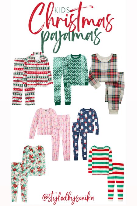 Kids Christmas pajamas 
Holiday pjs 

#LTKSeasonal #LTKkids #LTKHoliday
