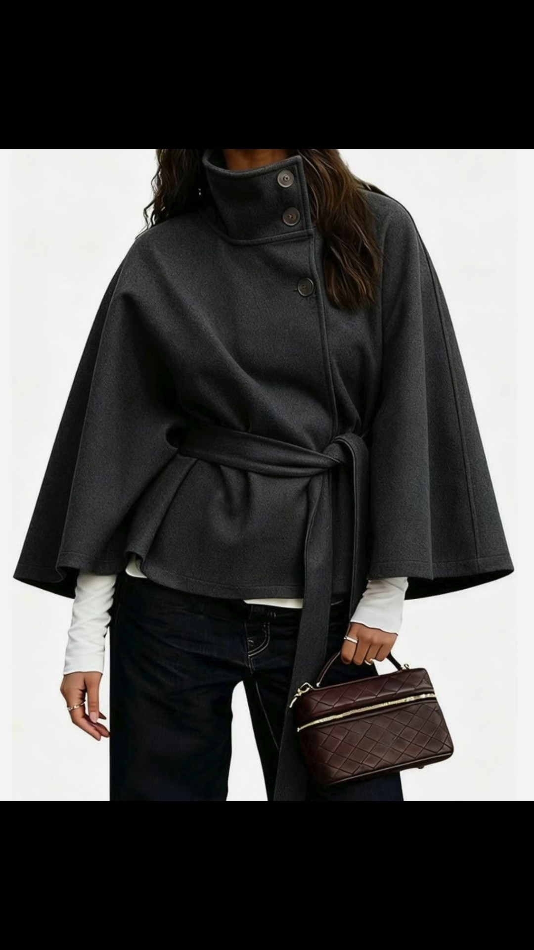 This cape coat is structured yet cozy, designed to instantly elevate a simple base. The belted waist creates shape without feeling restrictive, while the dramatic sleeves add a polished, intentional finish. It’s the kind of outer layer that makes an outfit feel considered with very little effort.


#LTKStyle #LTKElevated #QuietLuxury #ModernClassic #PolishedLayers  #GrownWomanStyle #EffortlessChic

#LTKOver40 #LTKootd #LTKFindsUnder50