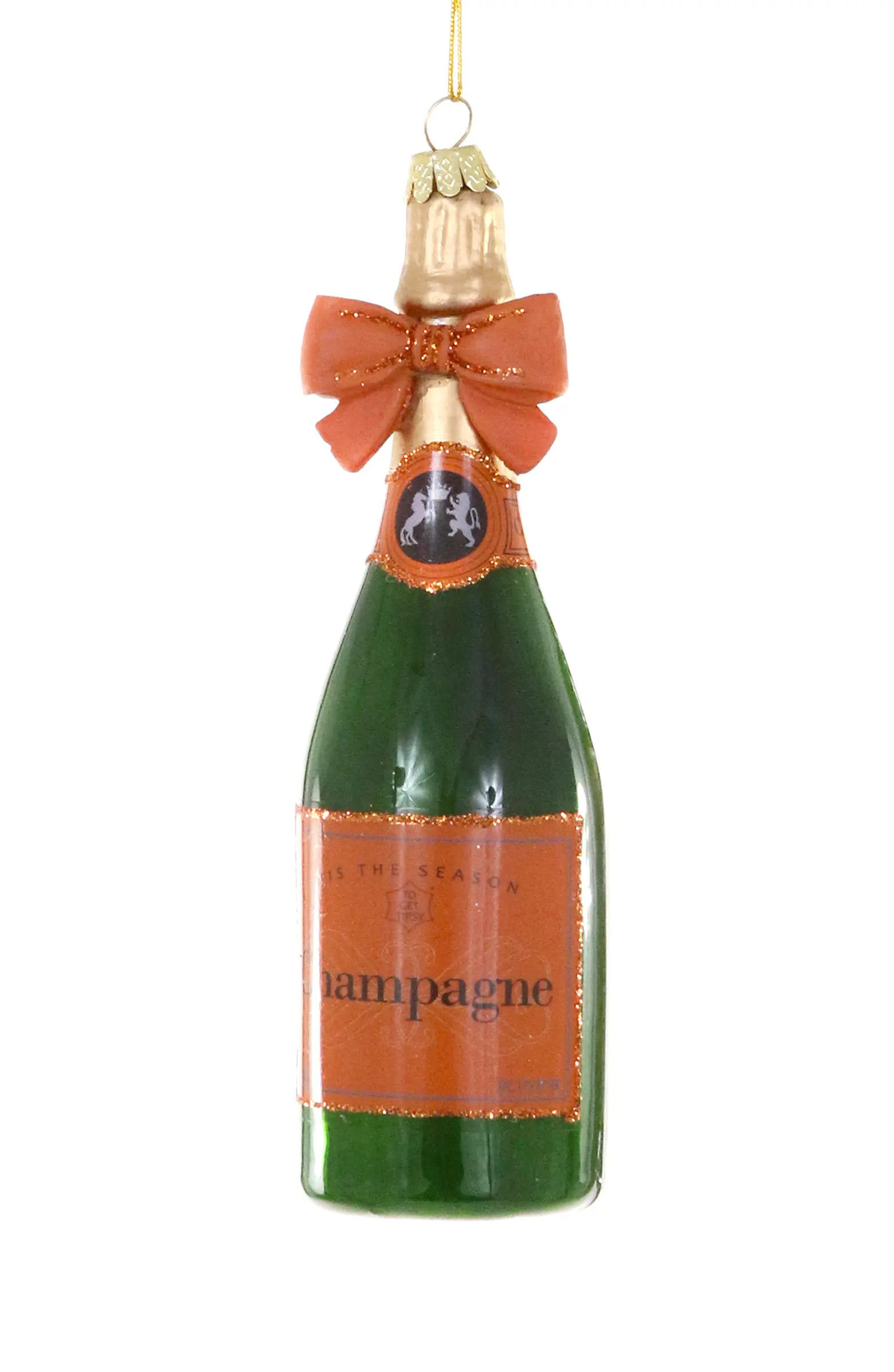 Cody Foster & Co. Champagne Bottle Blown Glass Ornament | Nordstrom | Nordstrom