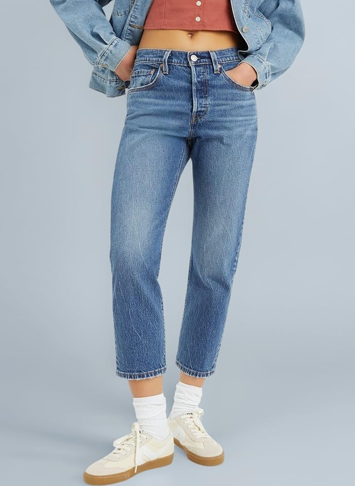 Levi's Women's 501 Crop Jeans | Amazon (UK)