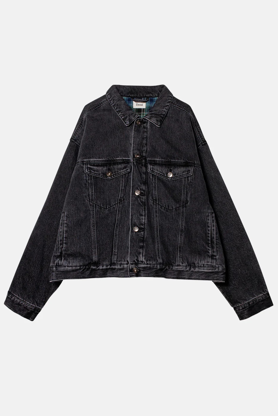 WESTERN DENIM JACKET WASHED BLACK / L | Elwood Clothing