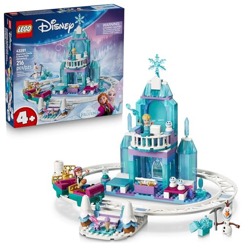 LEGO Disney Frozen Elsa’s Ice Castle & Snow Ride Adventure Building Toy - Frozen Toys for Girls & Boys, Ages 4+ - Disney Gift for Kids - 43281 | Amazon (US)