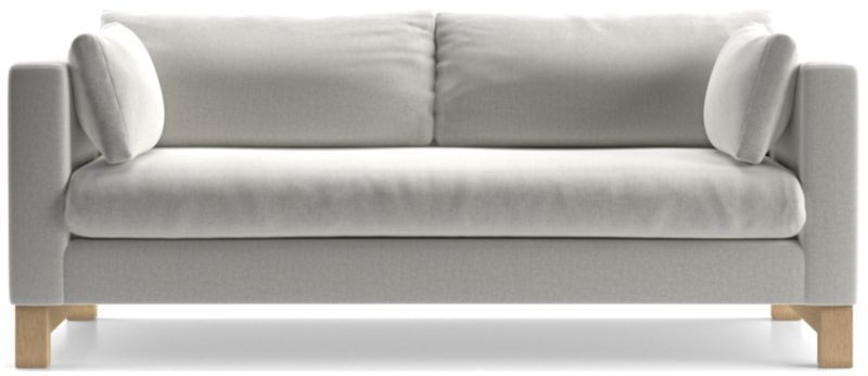 Pacific Track Arm Sofa with Wood Legs + Reviews | Crate & Barrel | Crate & Barrel