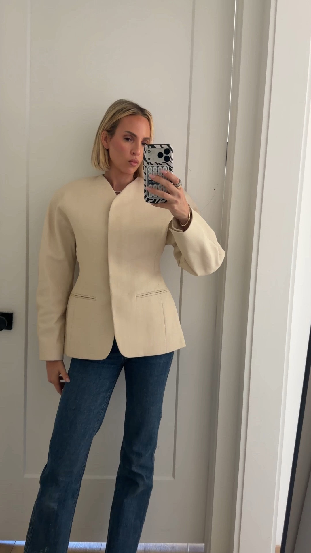 OK, this is a wild card blazer. Definitely not a necessity, but it’s definitely fun! I love how unique it is and the statement it makes! Wearing a small/4

#LTKootd #LTKOver40 #LTKWorkwear