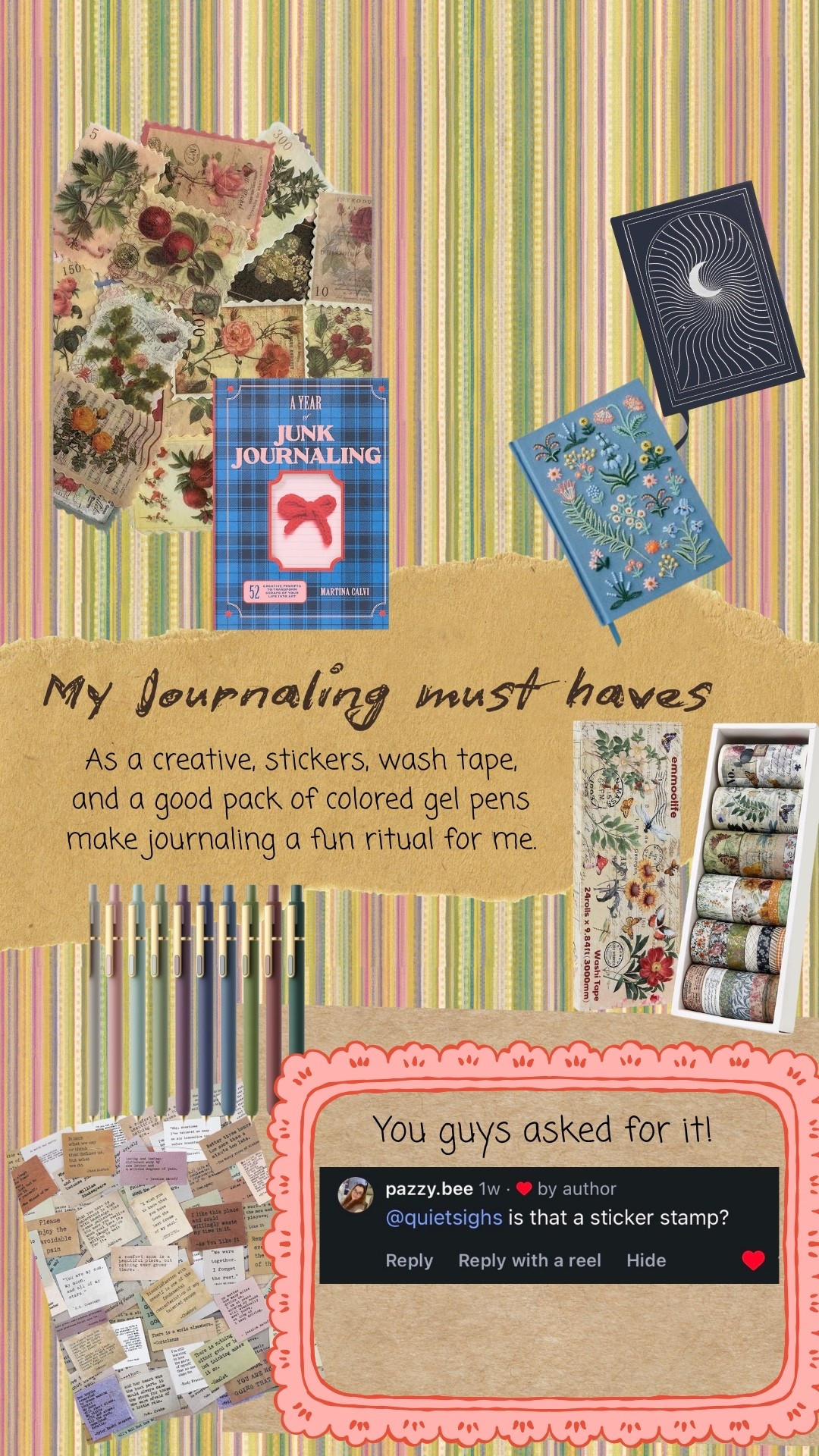 As a creative, I need a whole arsenal of art supplies when I journal!😅

#LTKselfcare #LTKmorningroutine #LTKdayinmylife