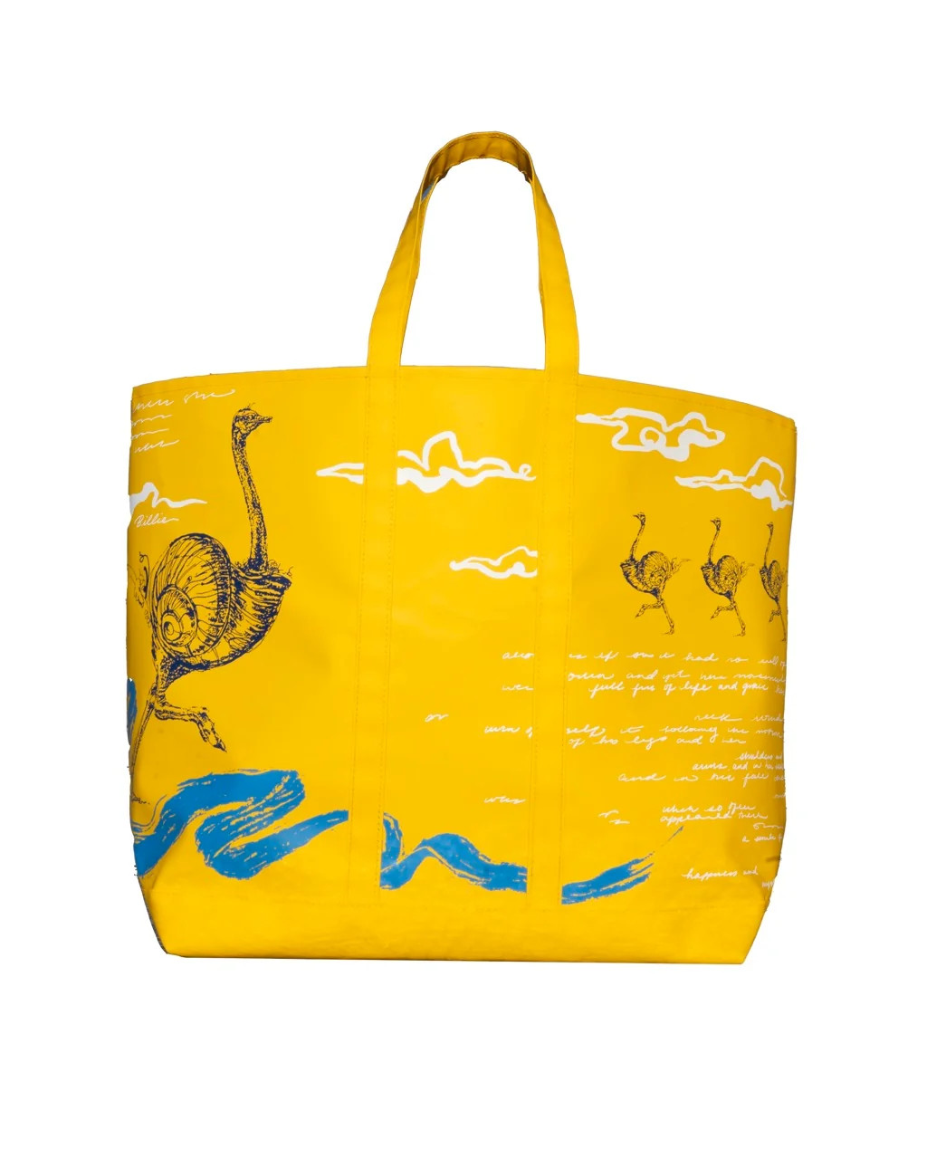 Flight of Fancy Carryall in Yellow | Over The Moon