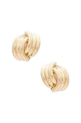 SHASHI X Revolve Knot Earrings in Gold from Revolve.com | Revolve Clothing (Global)