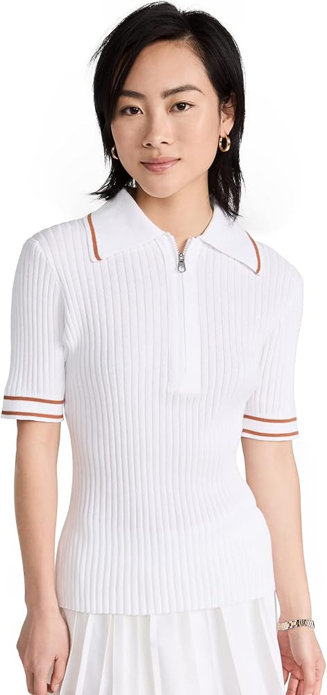 Varley Women's Napier Fitted Knit Polo | Amazon (US)