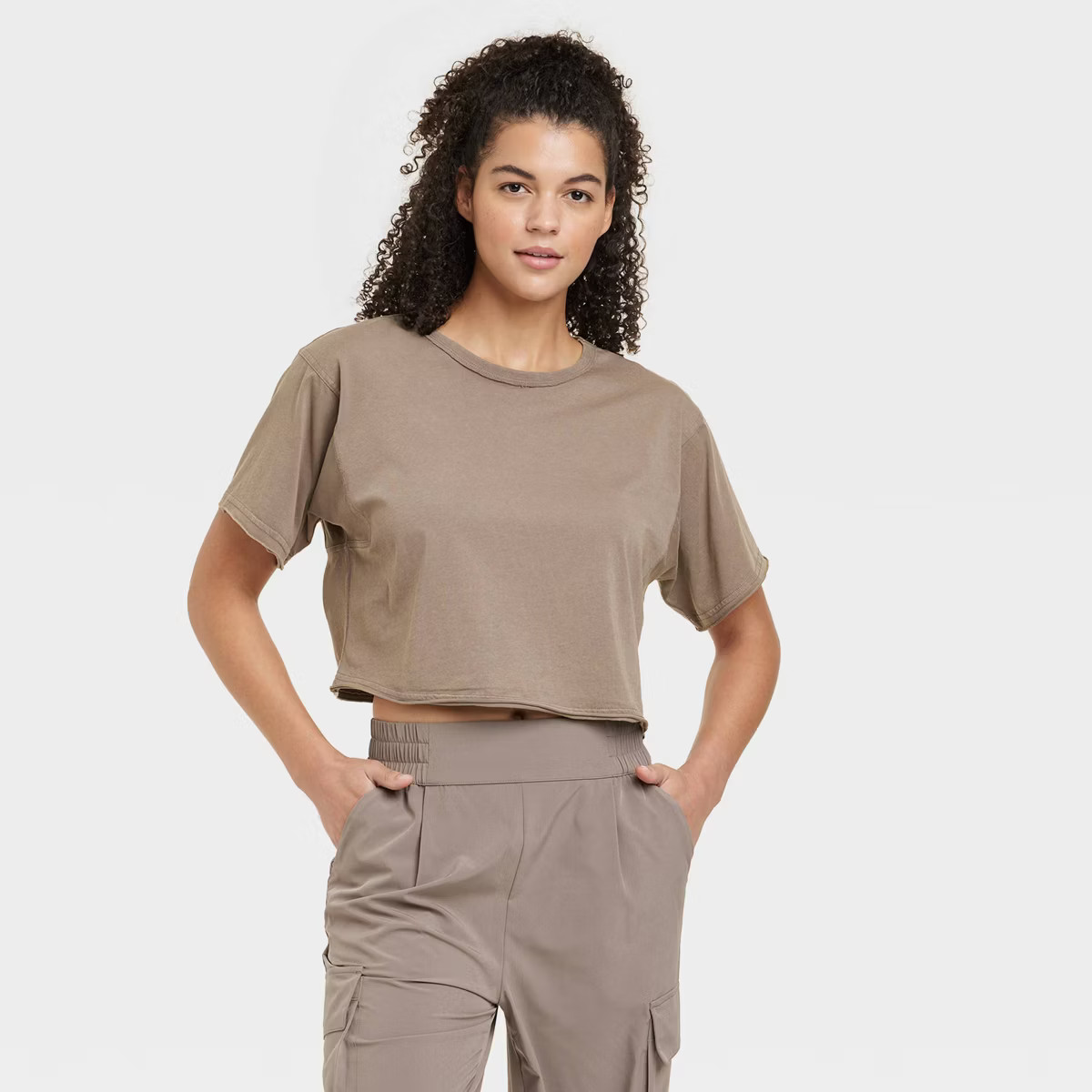 Women's Cropped Boxy T-Shirt - JoyLab™ | Target