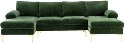 Amazon.com: Olela U Shape Sectional Sofa,Modern Large Chenille Fabric Modular Couch,Extra Wide So... | Amazon (US)