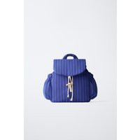 Zara - Striped Backpack - Blue - One Size Only - Kids | Zara US