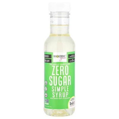 Wholesome Yum, Zero Sugar Simple Syrup With Monk Fruit & Allulose, 12 fl oz (354 ml) | iHerb