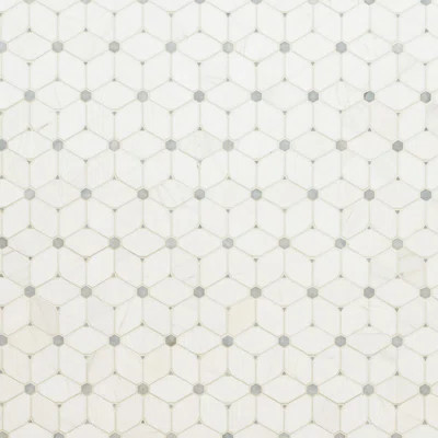 11 in. x 13 in. Polished Marble Mosaic Floor and Wall Tile | Perigold
