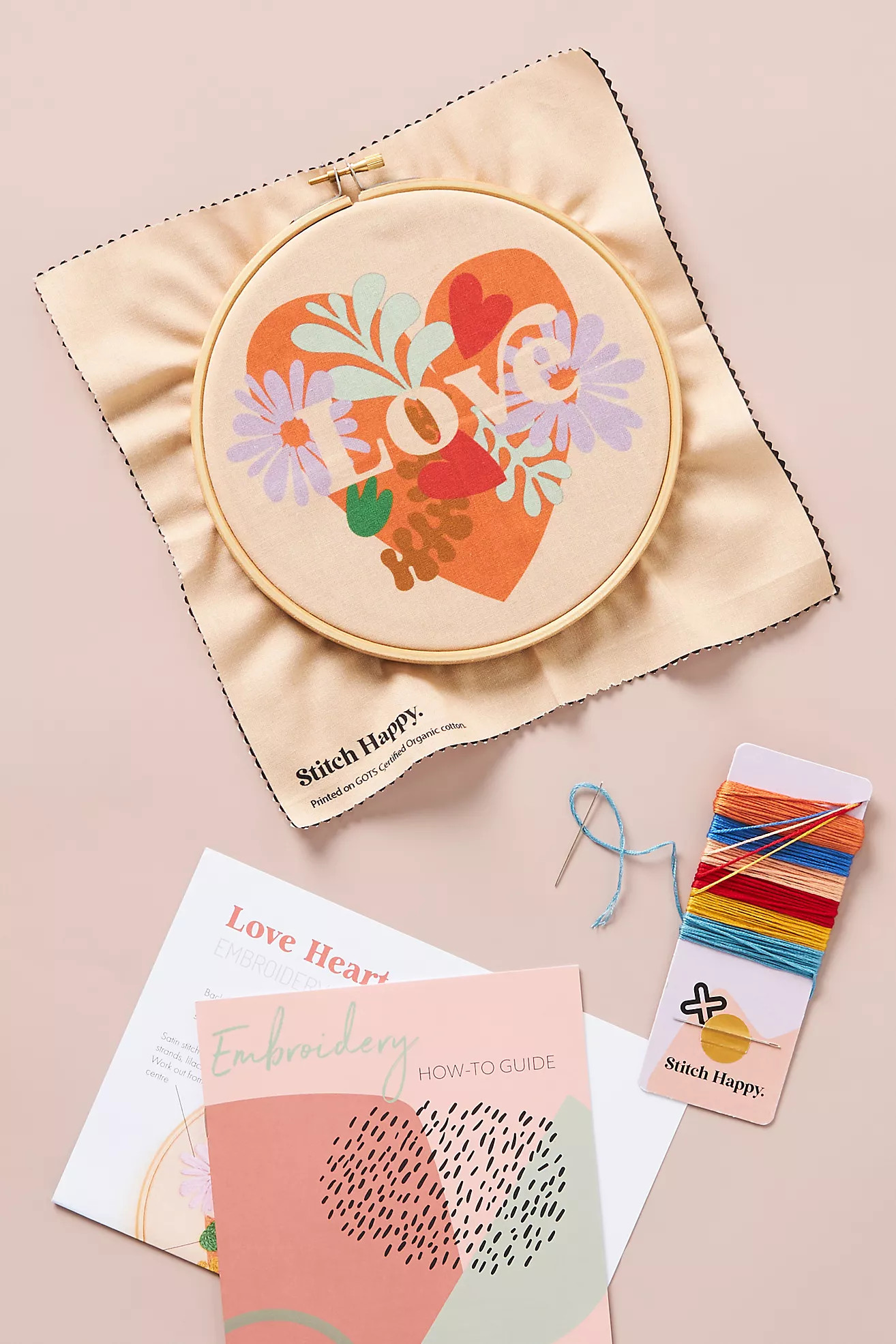 Stitch Happy Embroidery Kit | Anthropologie (US)