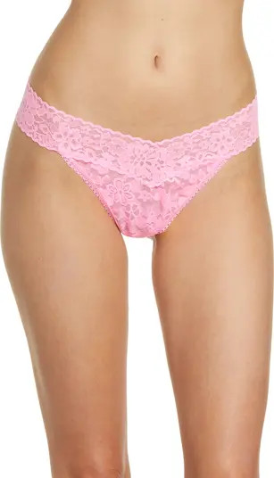Daily Lace Original Rise Thong | Nordstrom