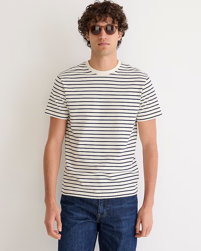Cotton T-shirt in stripe | J. Crew US