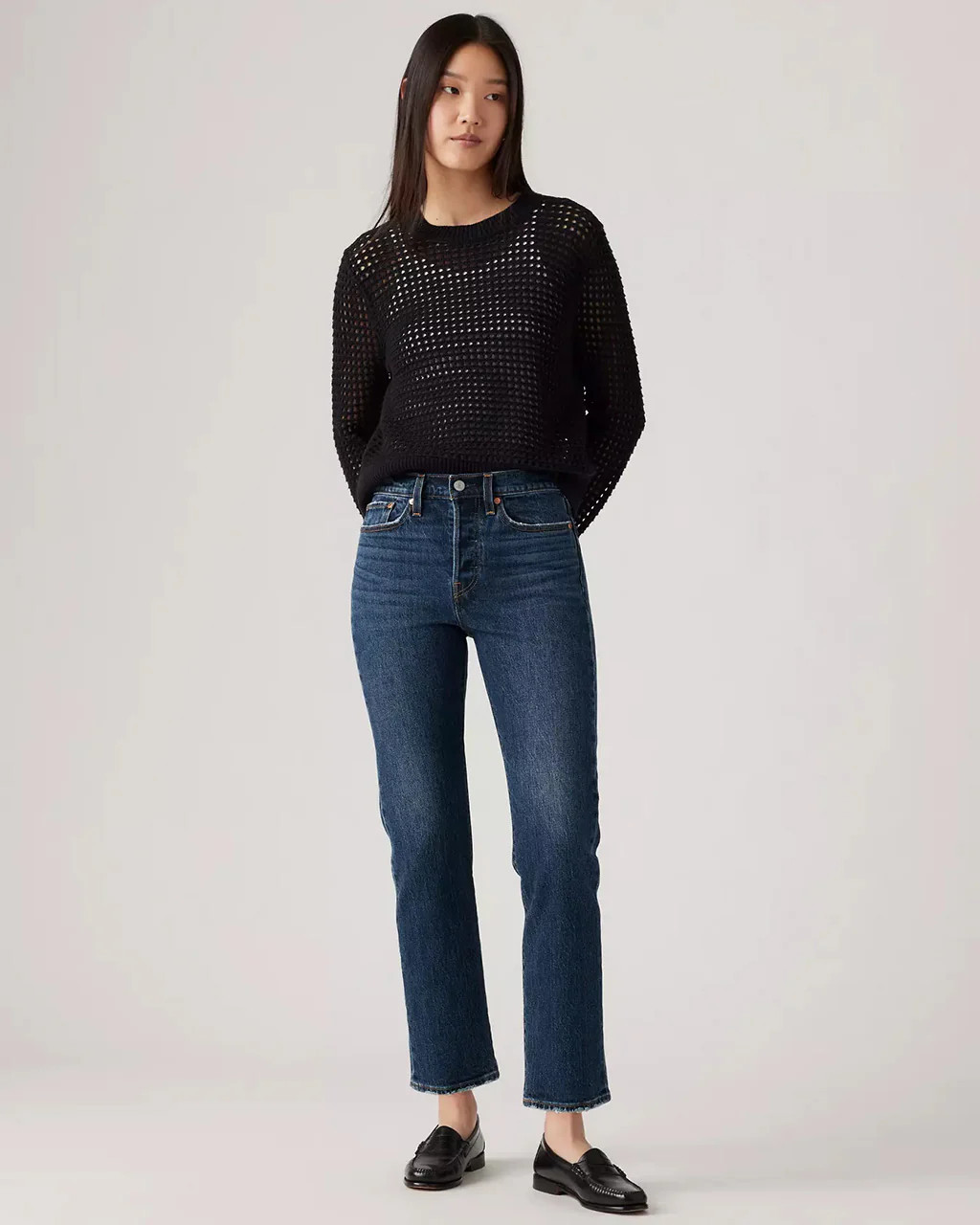 Wedgie Straight Jeans - Indifferent Indigo | ban.do