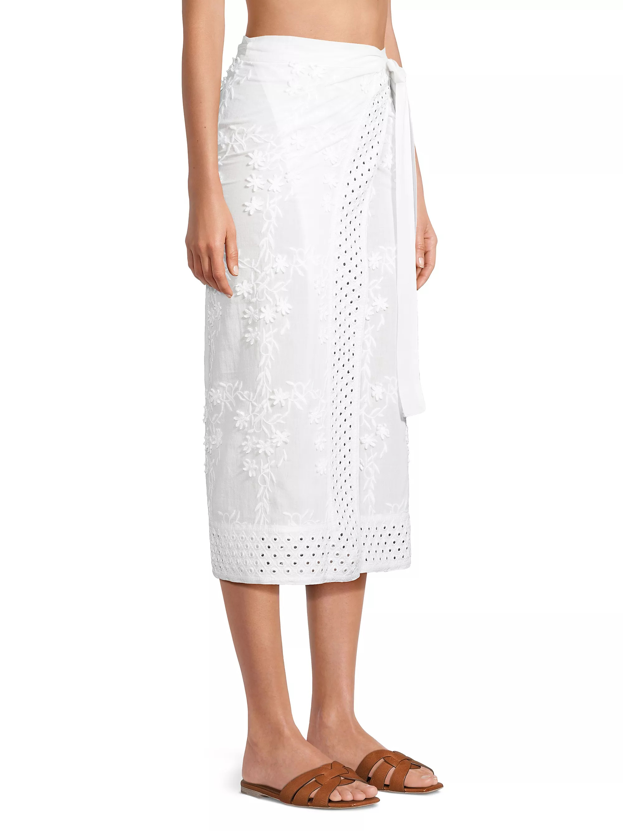 Zinna Gleam Eyelet Pareo | Saks Fifth Avenue