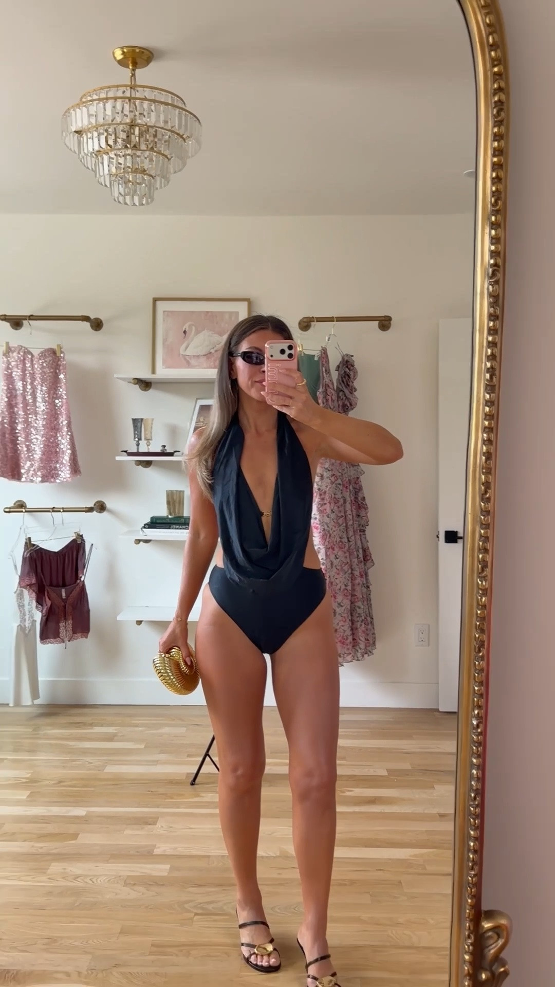 Cupshe black cut out halter one piece swimsuit ☀️🌴 use code chic for 15% off sitewide on orders $70+ and 20% off sitewide on orders $135+
electric picks code: emerson20

I’m 5’4” and wearing size medium 
•i sized up to a medium in all one piece swimsuits

Summer Vacation, Beach, Poolside, Swimsuit, One piece, Bikini, Coverup, Destination, resortwear, resort outfits, vacation outfits, vacation swimwear, beach vacation outfits, summer vacation outfits, tropical vacation outfits, vacation outfit ideas

#LTKSeasonal #LTKTravel #LTKU