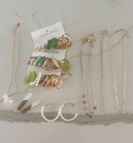 SHEIN jewelry haul. Super impressed with the quality.  
