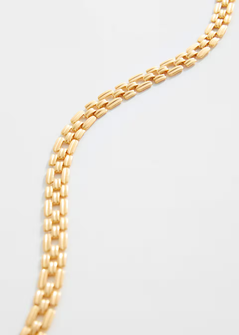 Flat link necklace -  Women | Mango USA | MANGO (US)