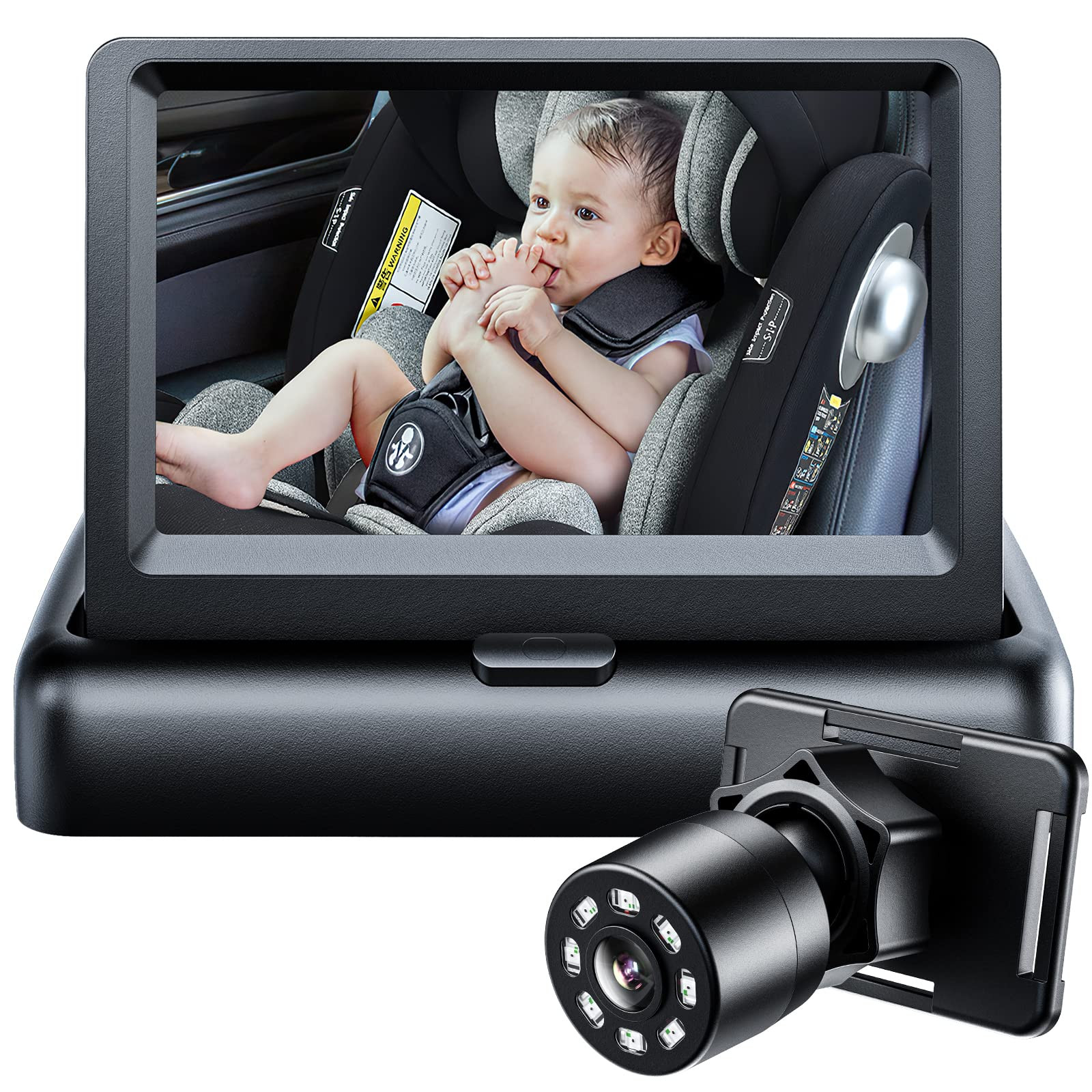 Itomoro Baby Car Mirror, Baby Car Monitor 1080p, View Infant in Rear Facing Seat with Wide Crysta... | Amazon (US)