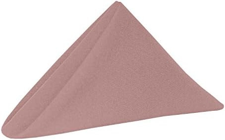 Amazon.com: Ultimate Textile -5 Dozen- Cotton-Feel 17 x 17-Inch Cloth Napkins, Dusty Rose Light P... | Amazon (US)