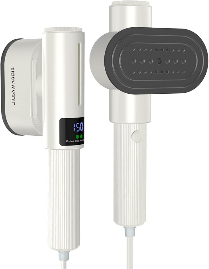 Enjoy Myself Handheld Steamer for Clothes, Mini Travel Clothes Steamer with LCD Screen, 90° Rota... | Amazon (US)