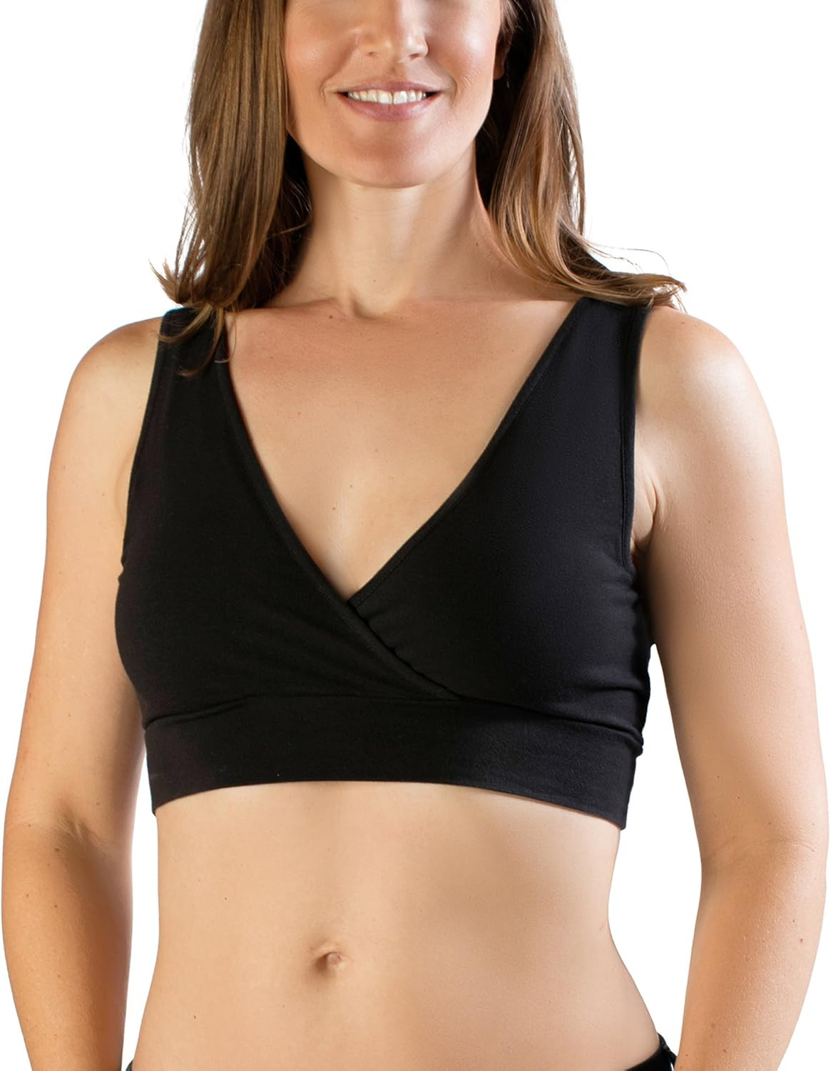 Kindred Bravely Extra Soft Organic Cotton Wireless Nursing & Maternity Sleep Bra | Amazon (US)