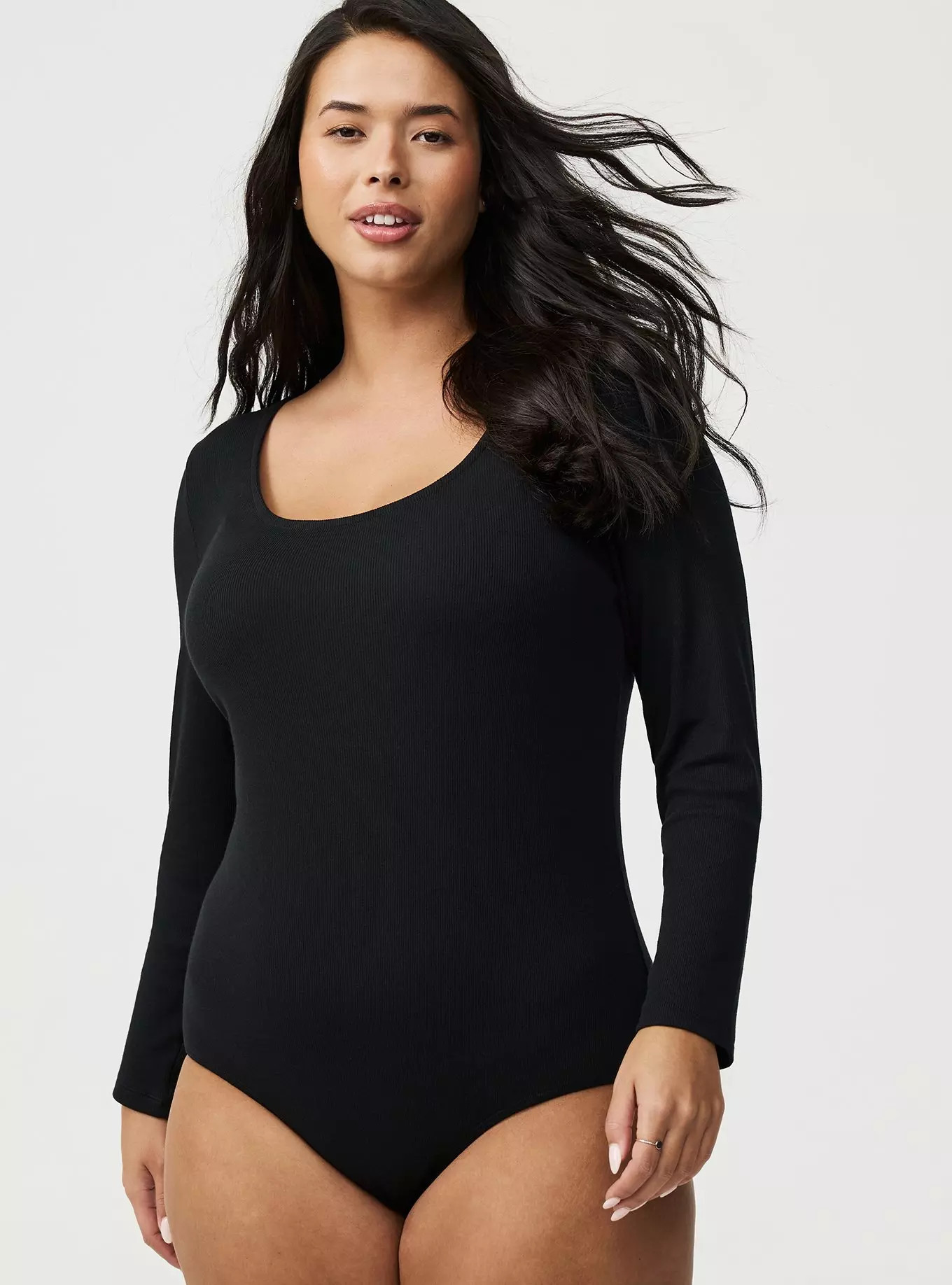 Long Sleeve Rib Bodysuit | Torrid (US & Canada)