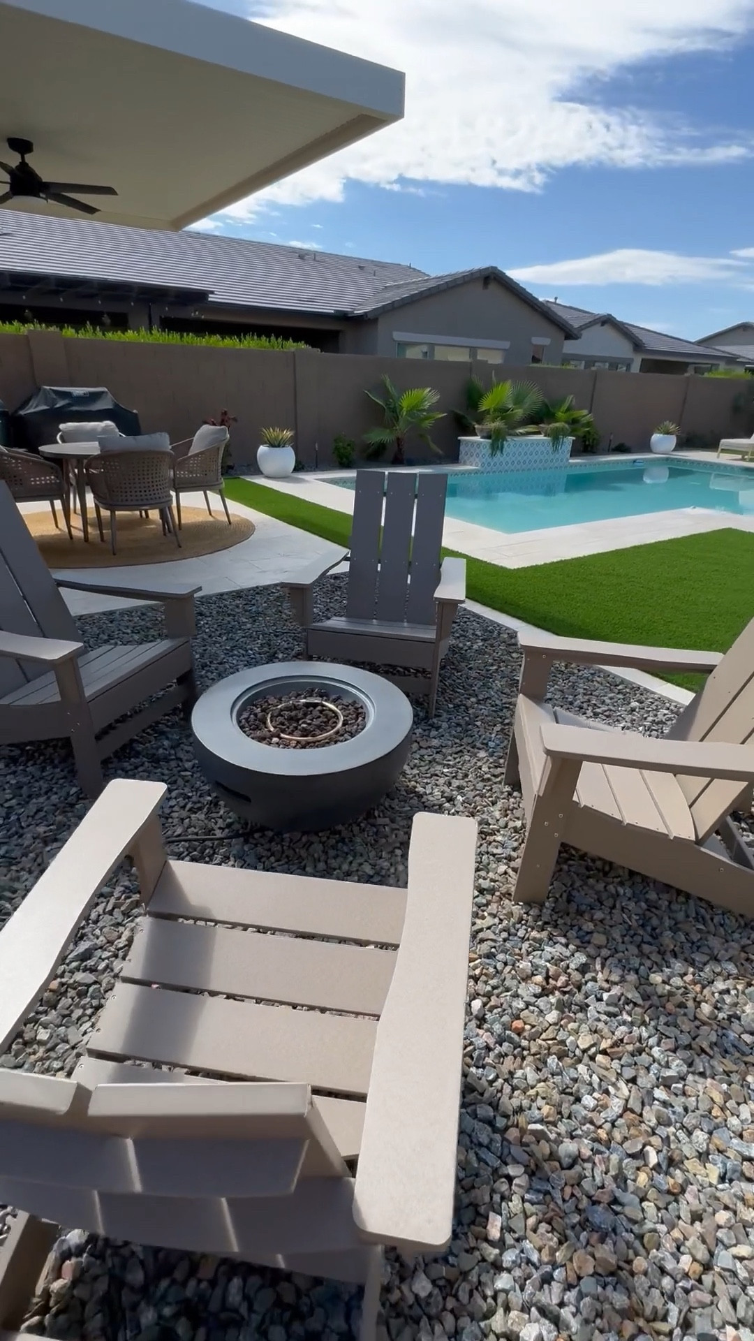 Get ready for Fall with this fire pit and Adirondack chairs. Wayfair LDW sale up to 70% off.

#LTKHome #LTKFallSale #LTKSaleAlert