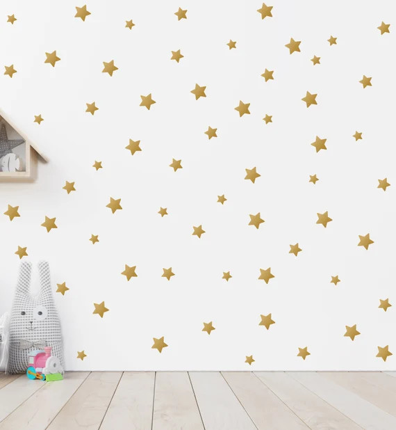 Star wall Decals, star wall sticker, Nursery wall sticker, sticker, Wall Decal, Star Sticker, Mix... | Etsy (US)
