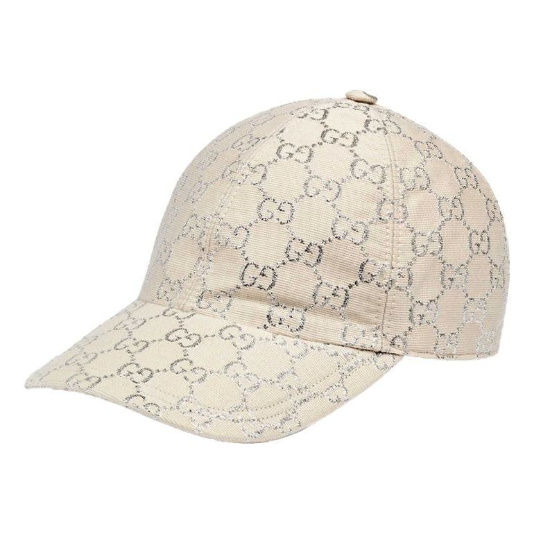 (WMNS) Gucci GG Lam Baseball Hat 'White' 631953-3HK75-9060 | KICKS CREW