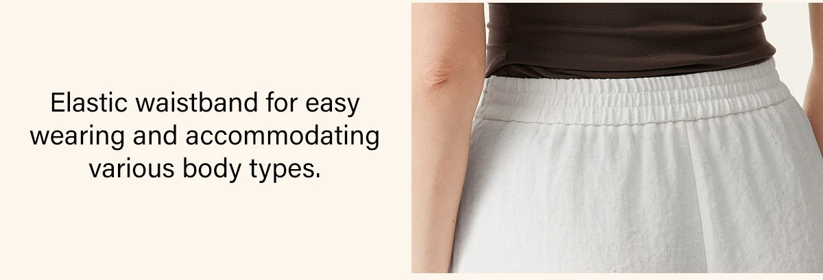 Breezy Linen-Like Mid Rise Wide Leg Pant with Pockets | OGLmove