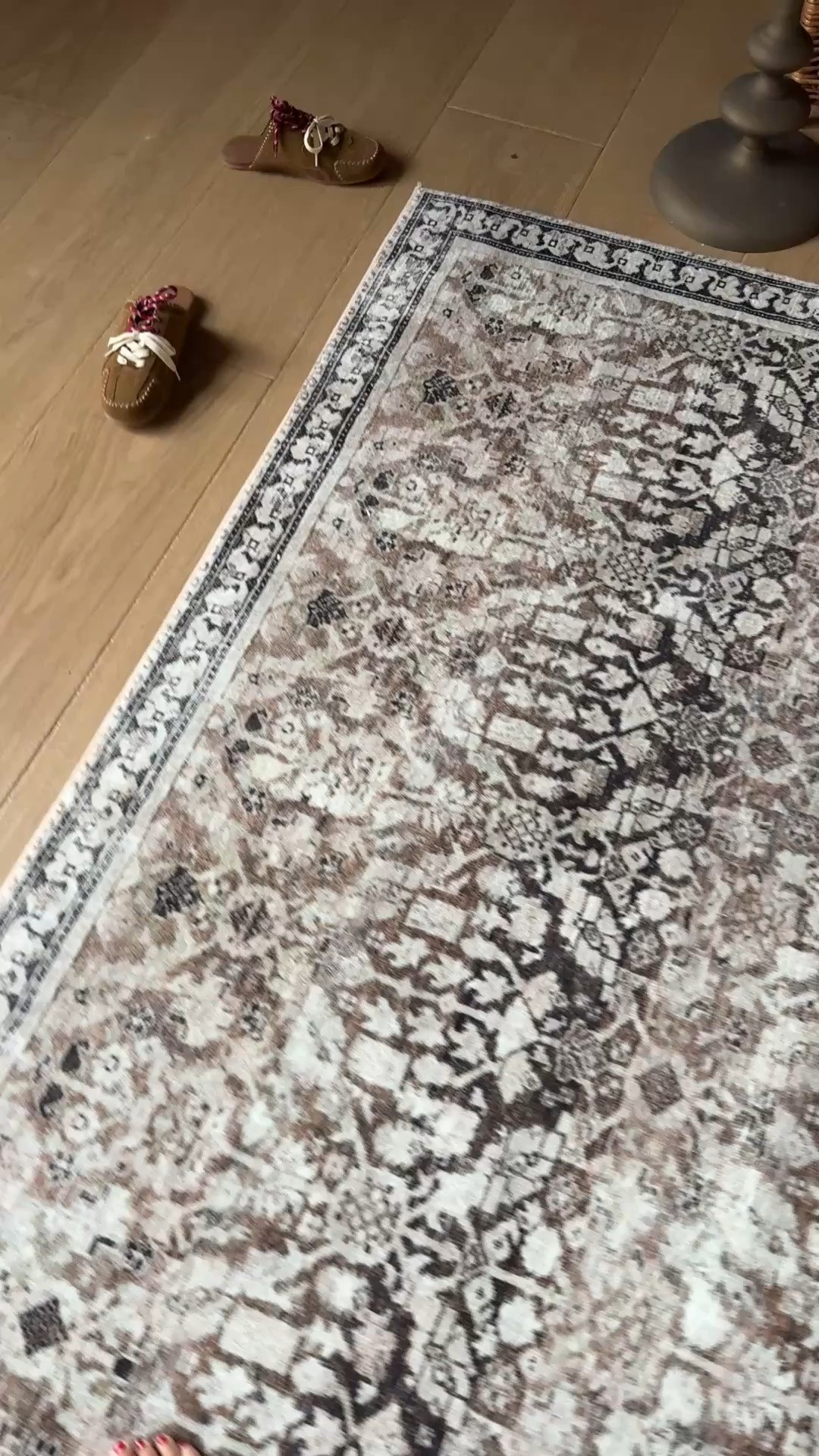 Our living room rug is the “Anya”. Not sure why the listing looks more yellow.  🤔 
Hands down THEE softest area rugs you will ever step foot on!!!!!!!!!!!!

#LTKHome