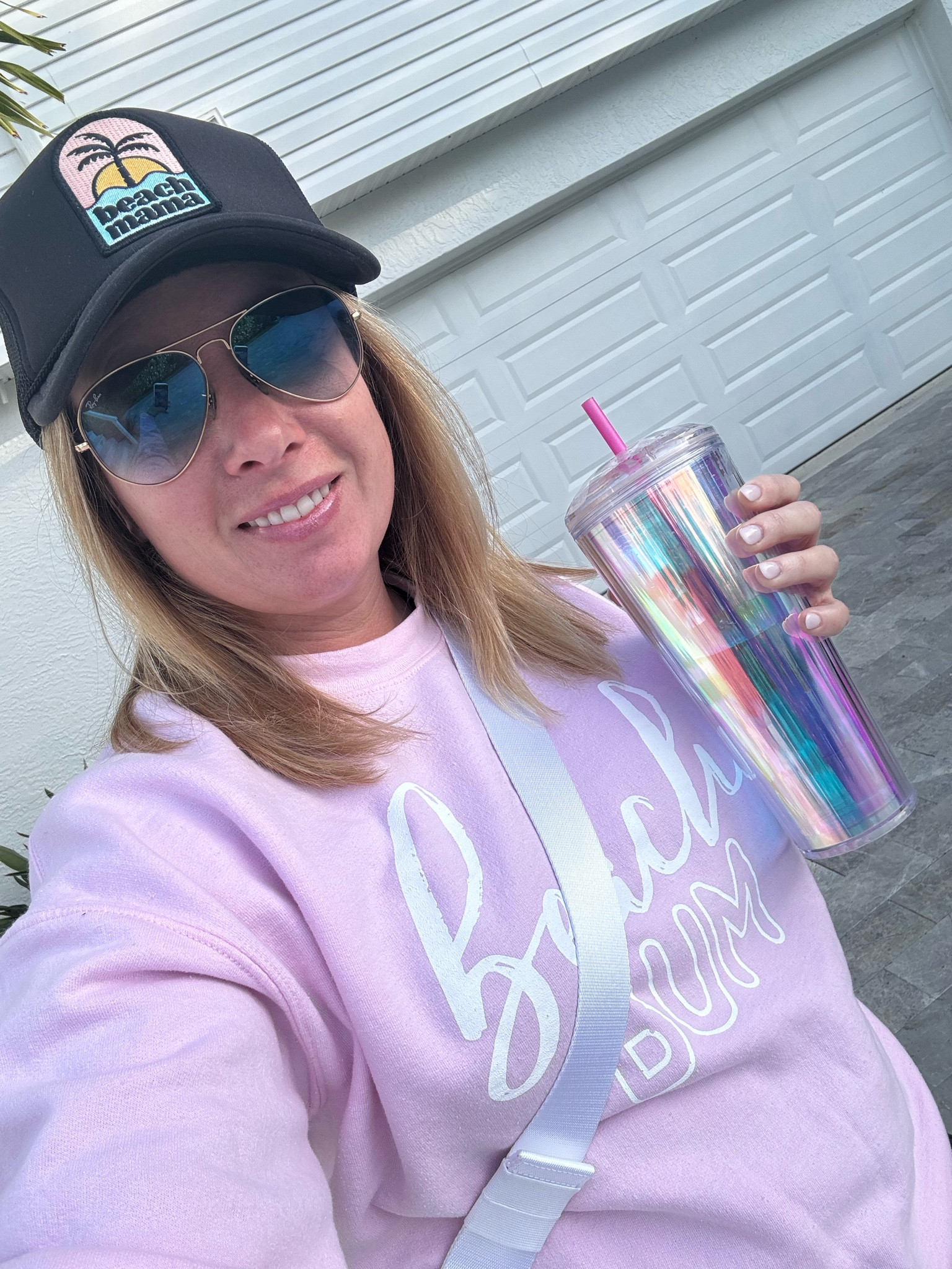In my pink sweatshirt era. 💗 Found a similar one to mine. cute attire makes exercising more fun. #Beach mama #beach bum. #hocsummer hoc summer

#LTKstyletip #LTKSeasonal #LTKfitness