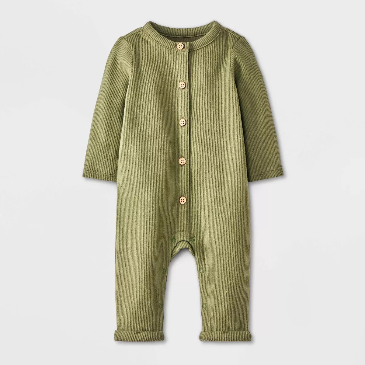 Baby Cozy Ribbed Romper - Cat & Jack™ | Target