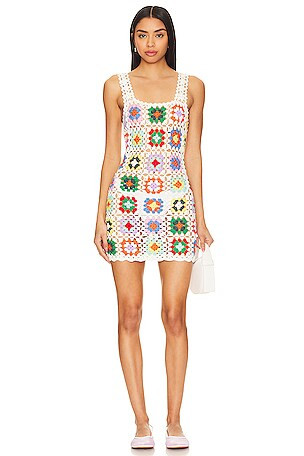 James Dress in Tropical Sunset Crochet | Revolve Clothing (Global)
